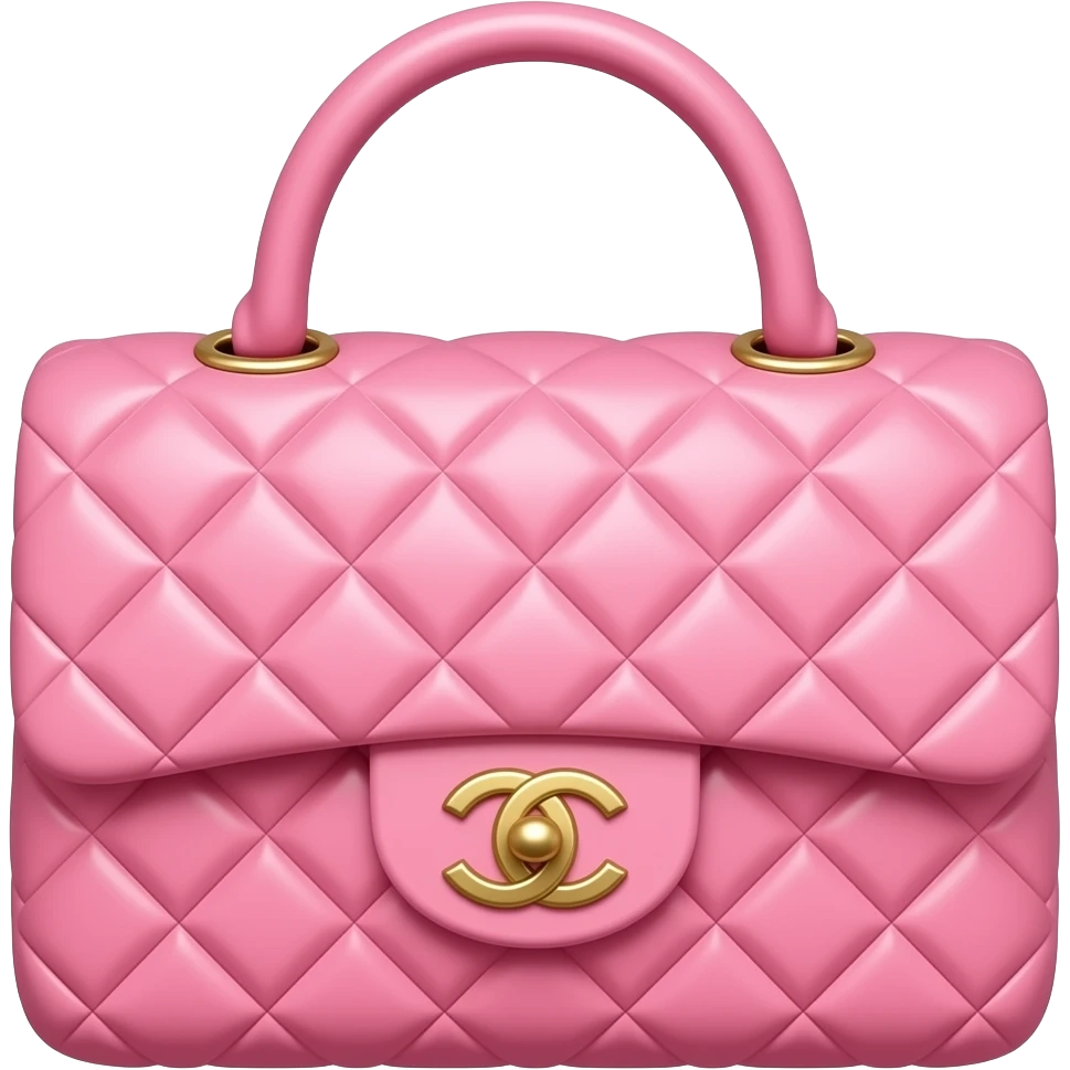 chanel pink bag emoji