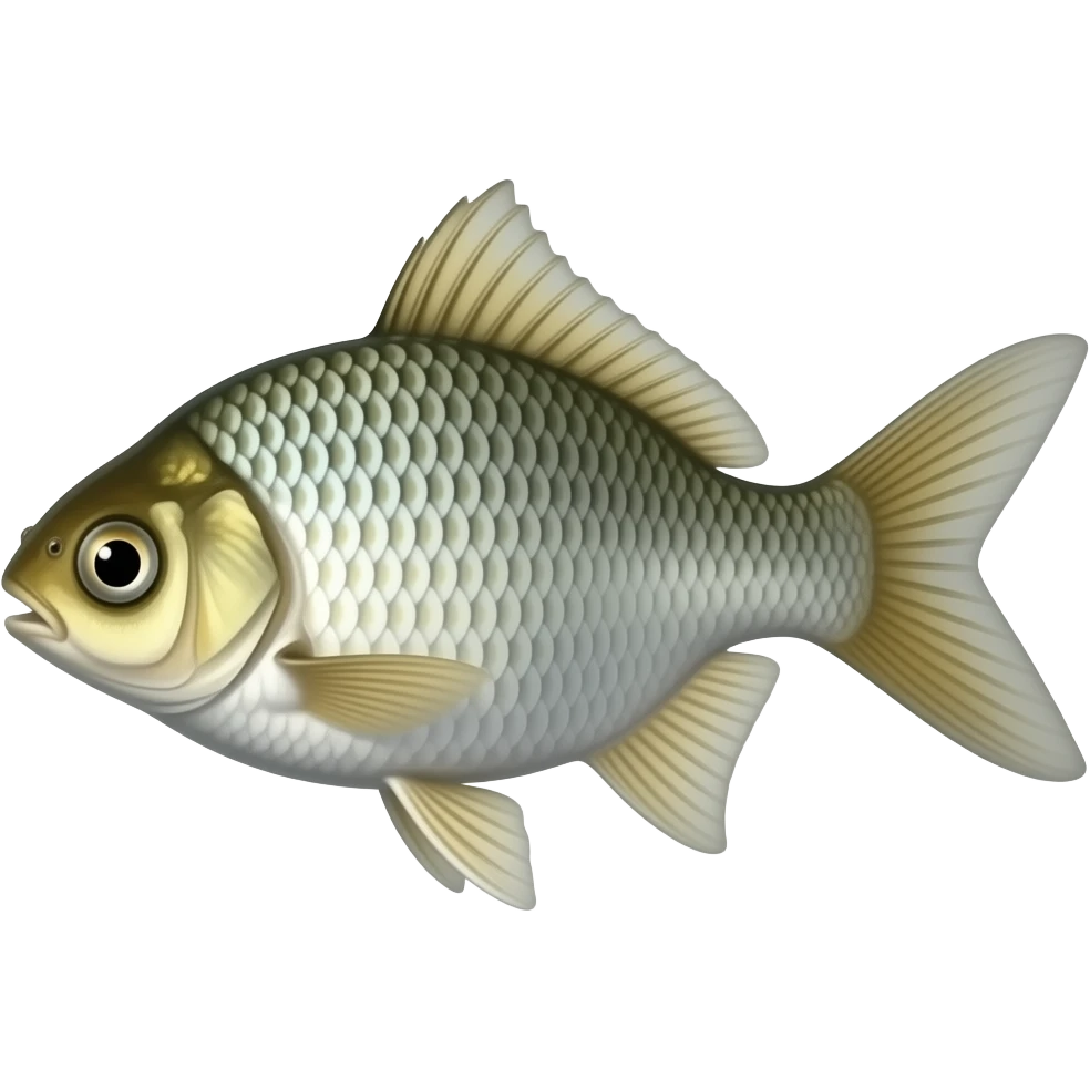 a carp fish with the smallest mouth in the world emoji