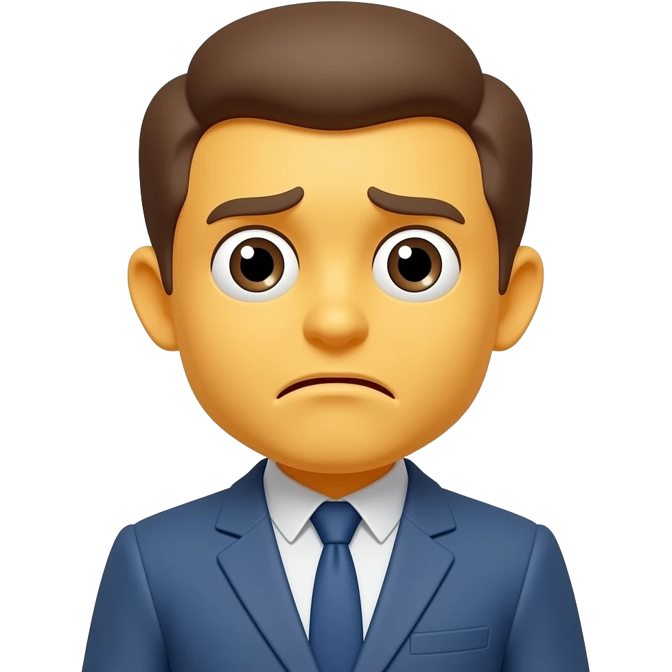 Yellow emoji in trouble emoji