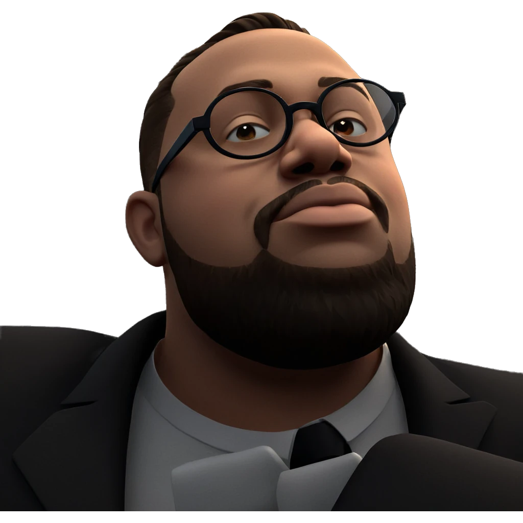 dapper guy in white shirt emoji