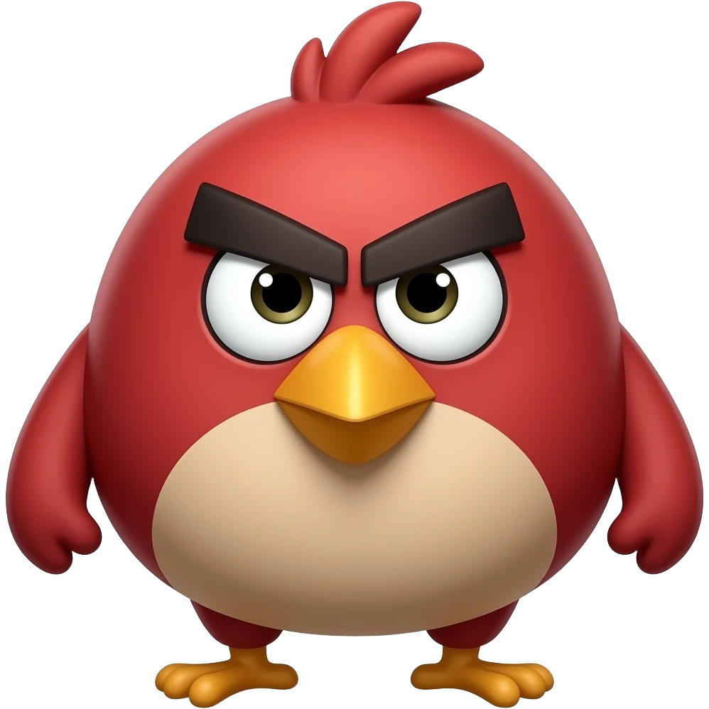 angry bird emoji
