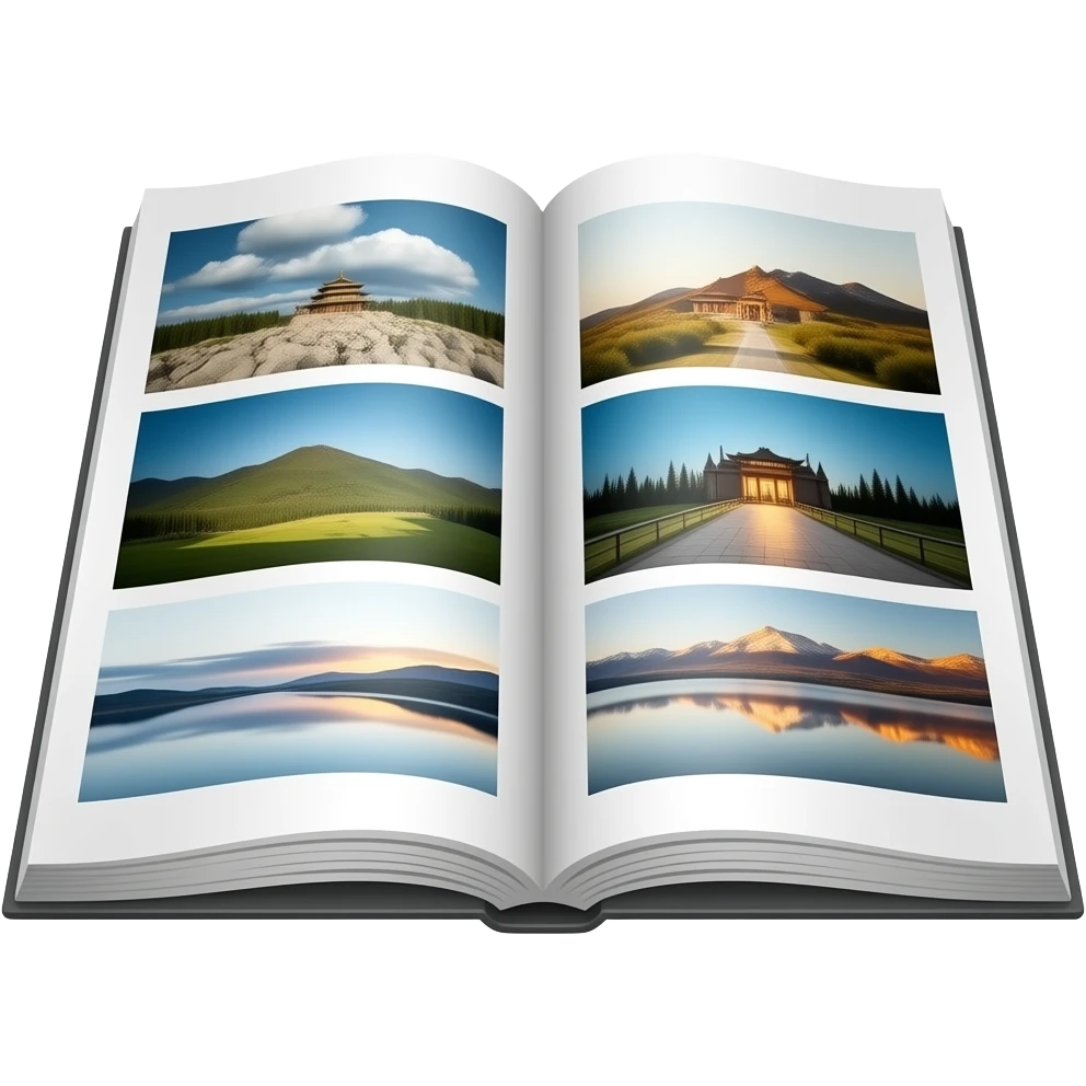 libro abierto de fotografia emoji