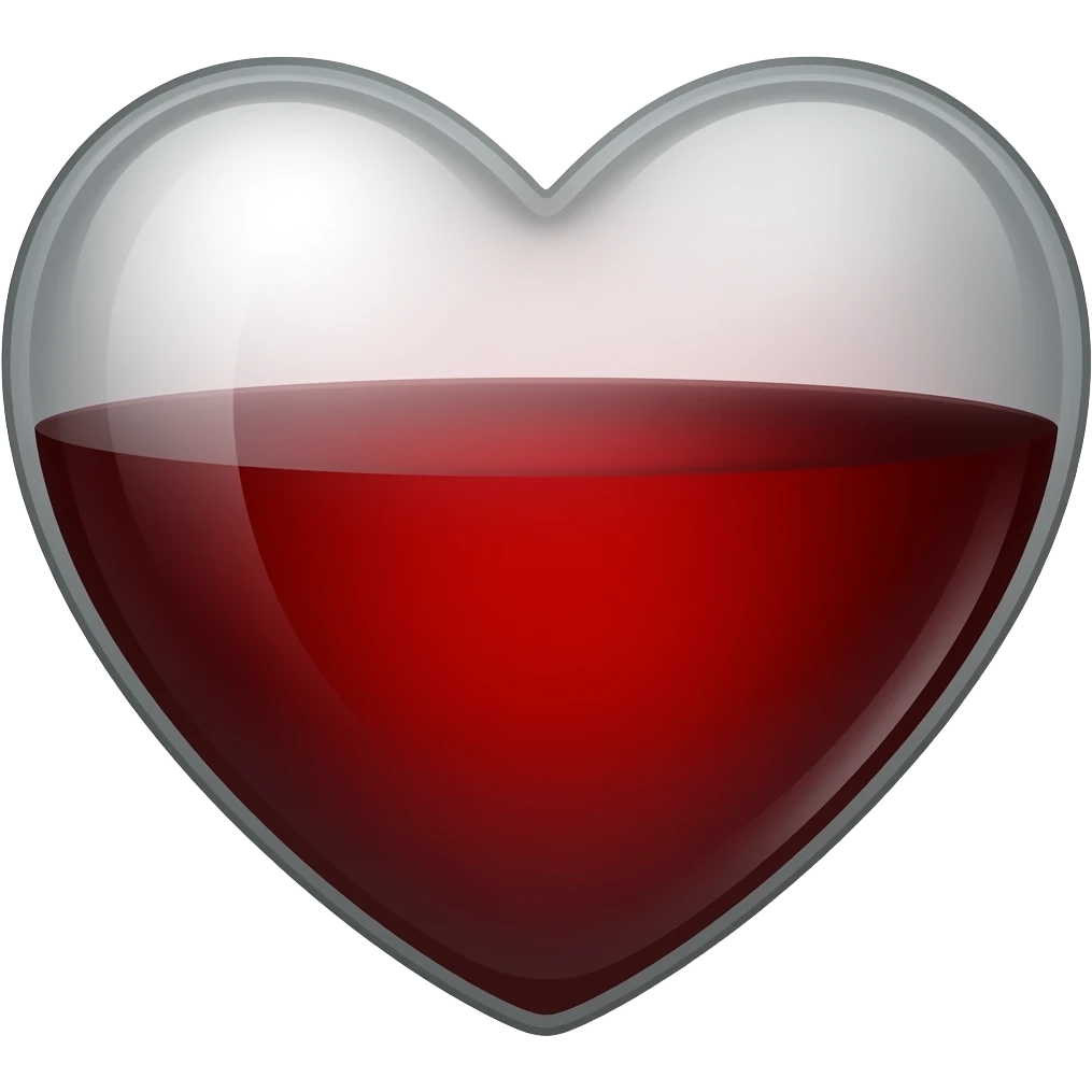 Corazon vinotinto emoji