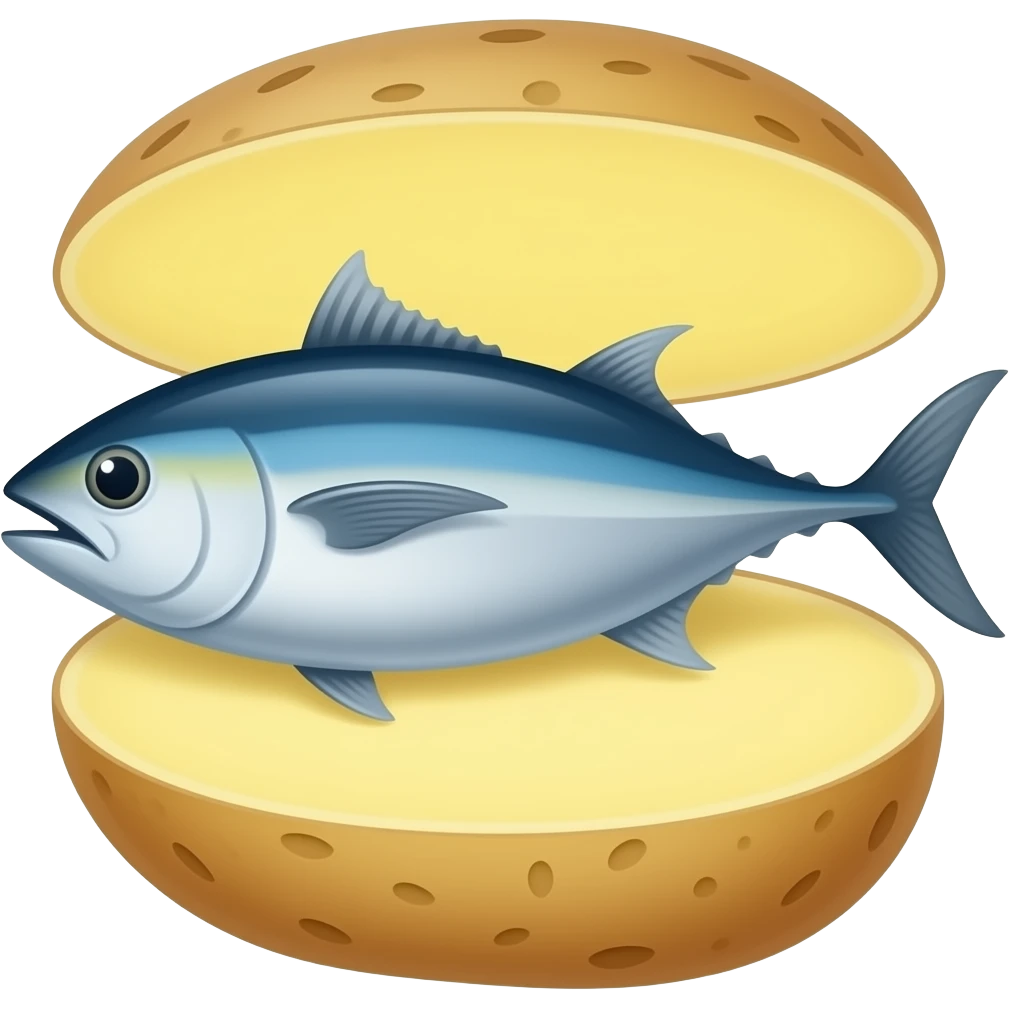Tunfisk med poteter emoji