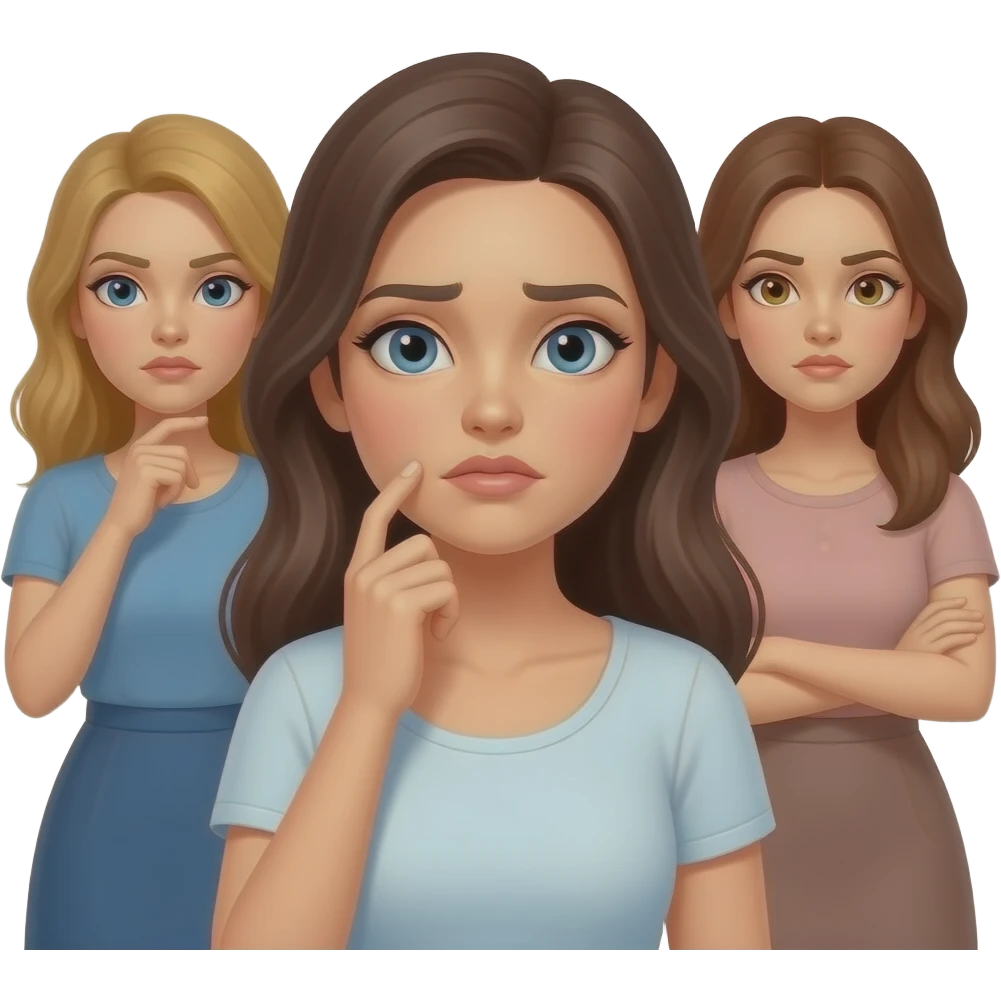 judgement and jealousy from other PRETTY women, admitted to occasionally feeling jealous of other women emoji