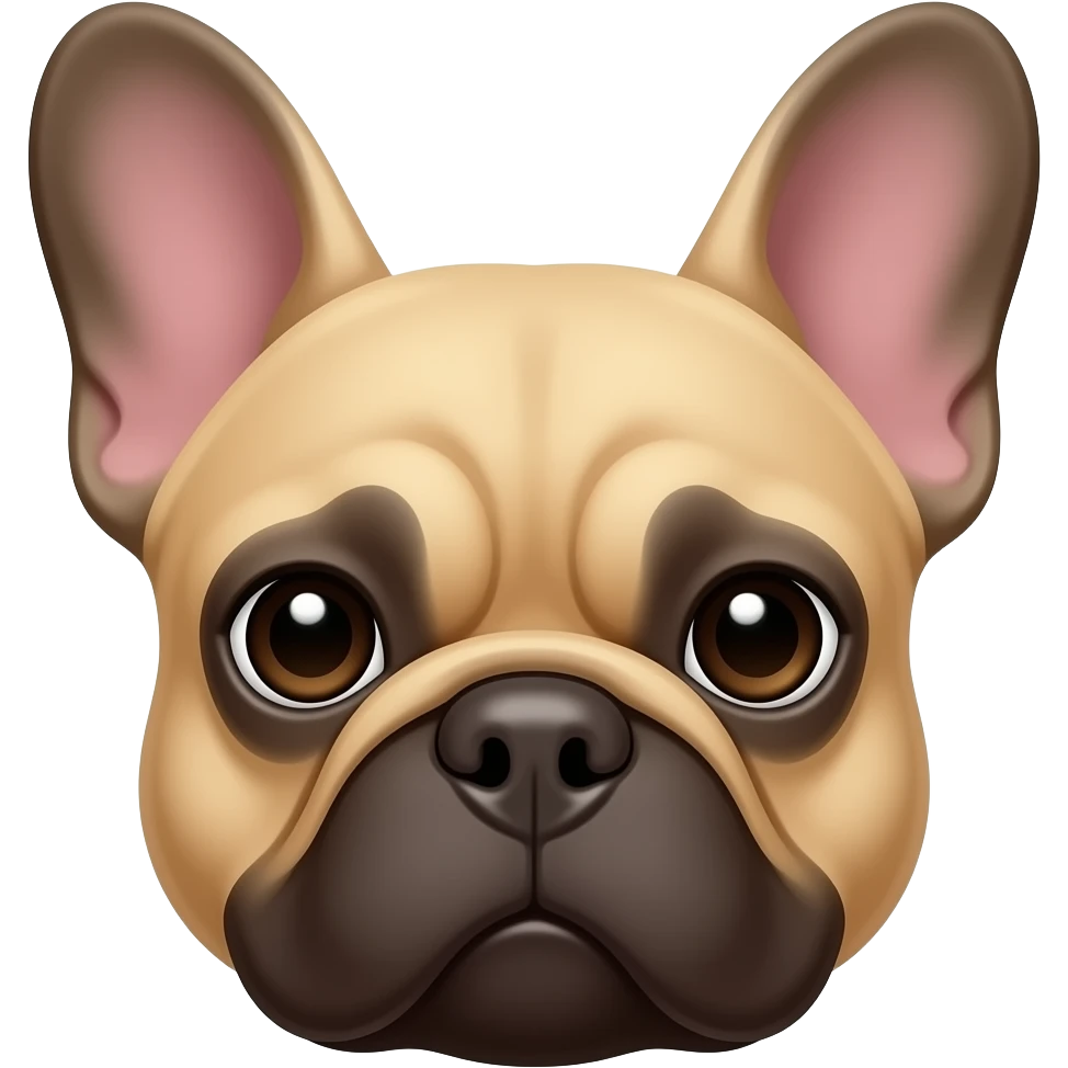 Hace de nuevo el emoji de la foto que te mandé el perro es un bulldog francés no uno genérico y es marrón claro no oscuro emoji