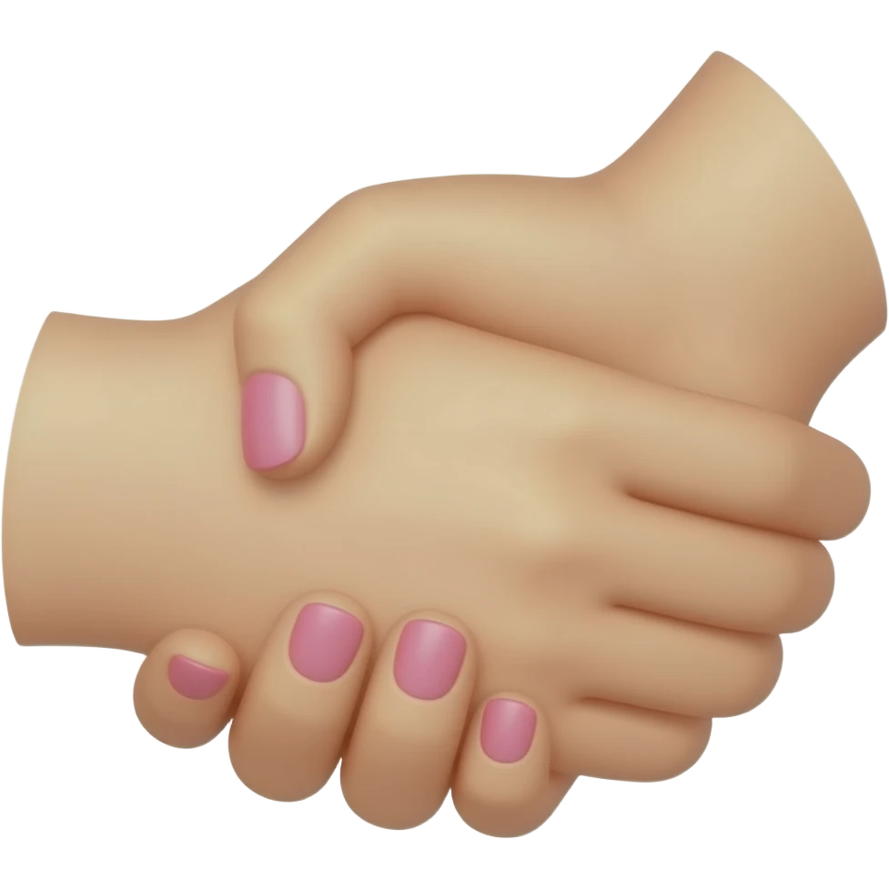 make a yolo hand (the one that looks like your making a phone and then you shake your hand) with pink nails emoji