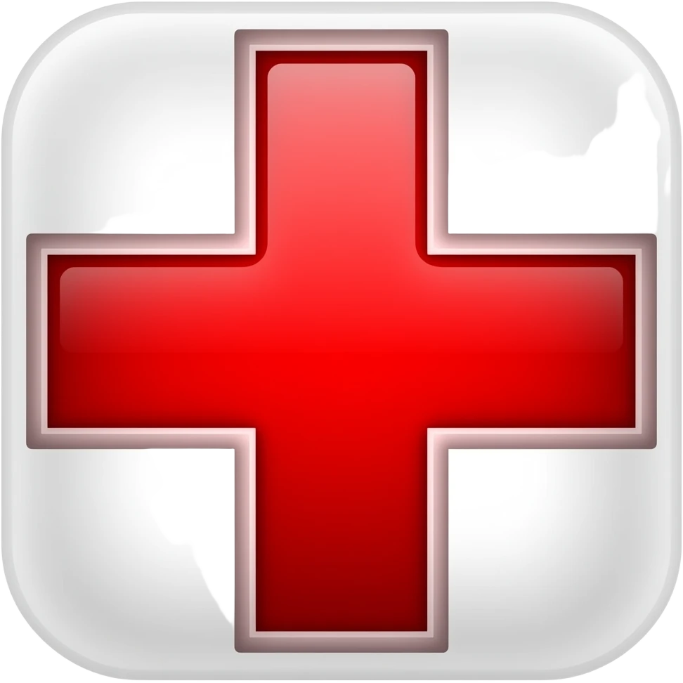 red cross emoji