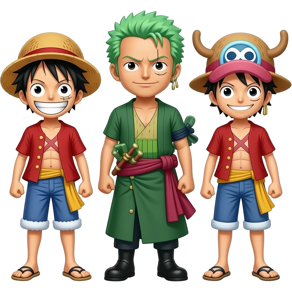 Luffy zoro sanji emoji