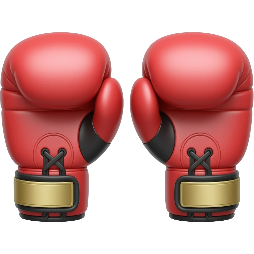 two sets of boxing gloves going against each other emoji