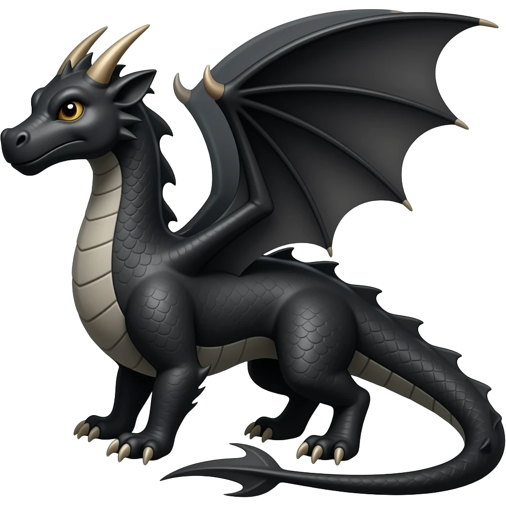black dragon emoji