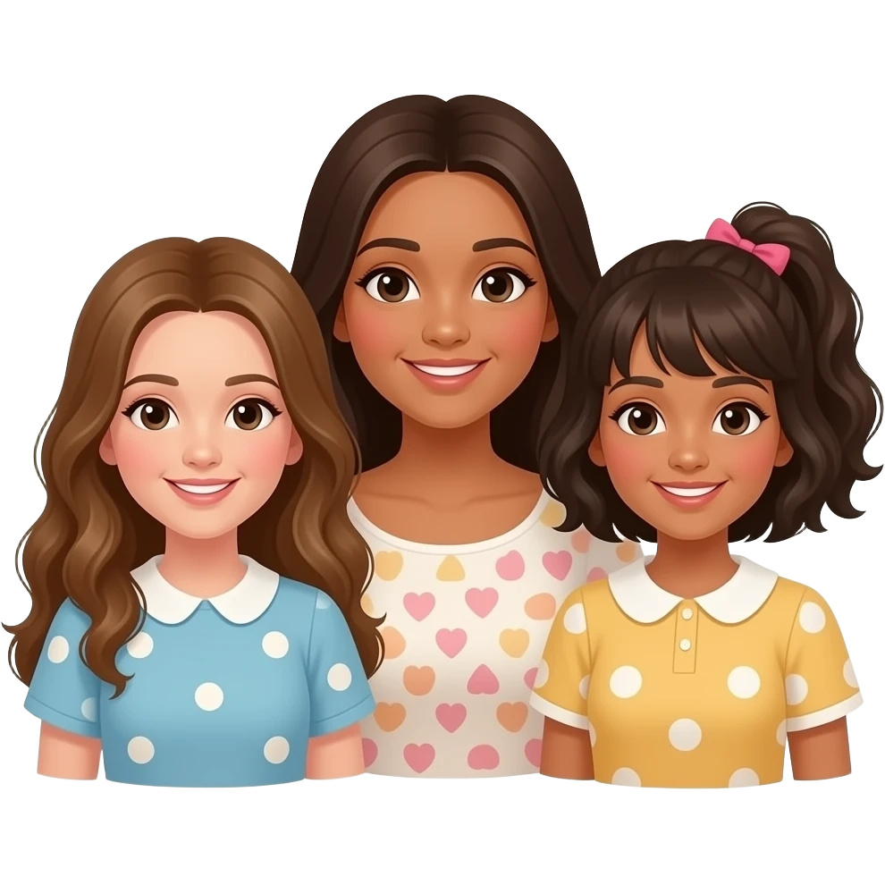 Coco avec des sœurs emoji