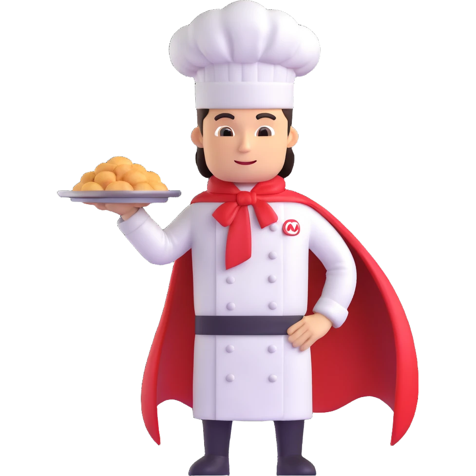 superhero chef  emoji