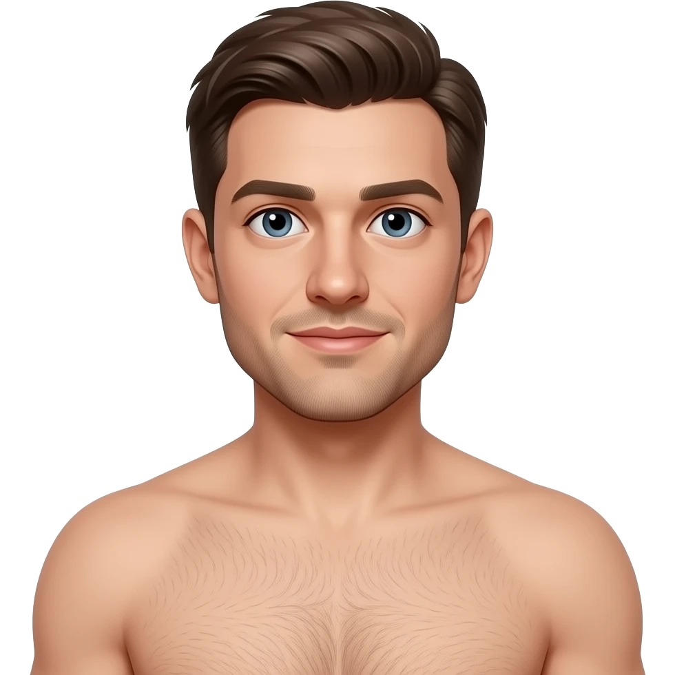 man/no clothes/penis emoji