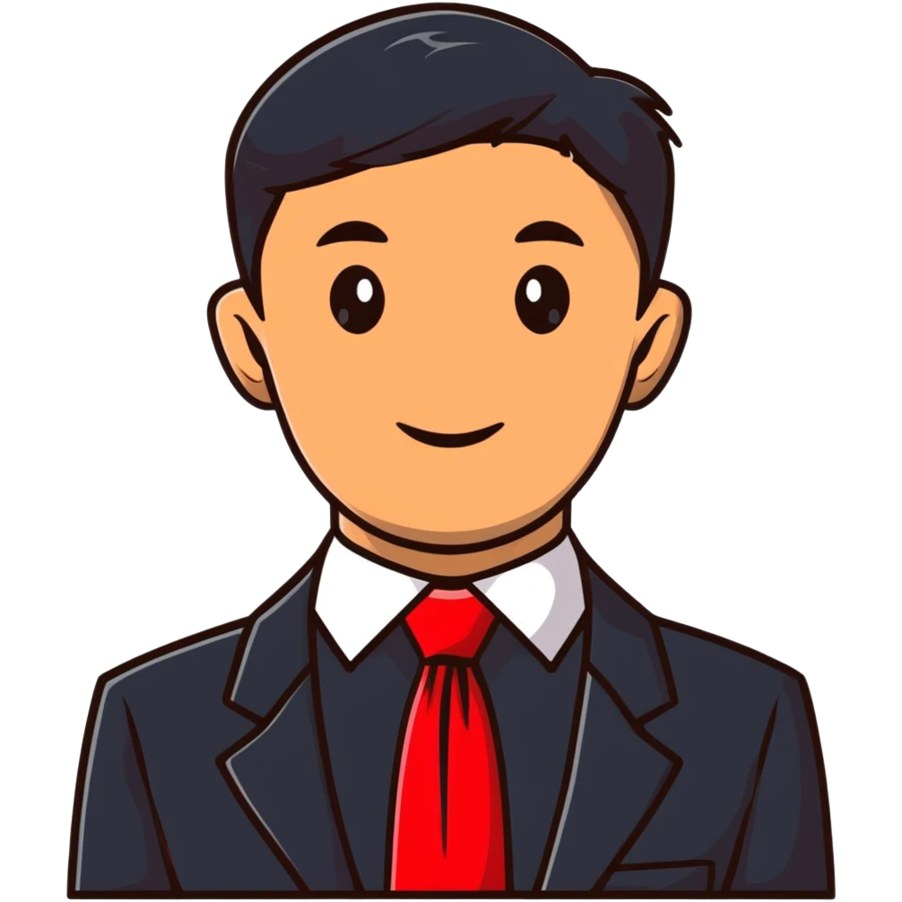 red necktie, formal business accessory emoji
