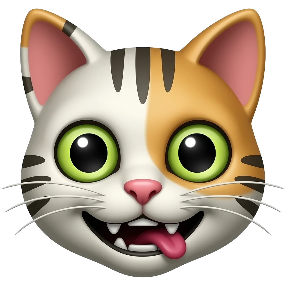 Zombie Cat face emoji