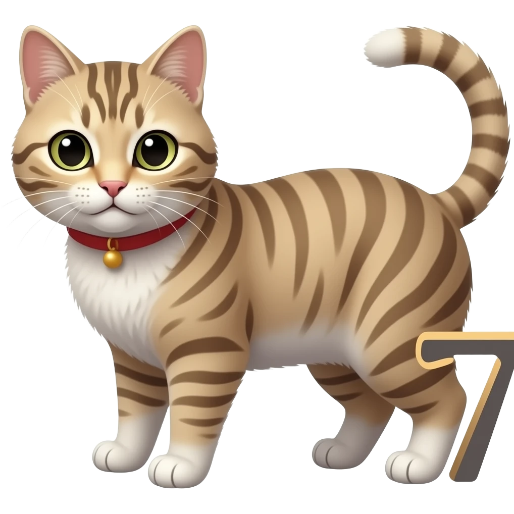 A CAT SIX SEVEN emoji