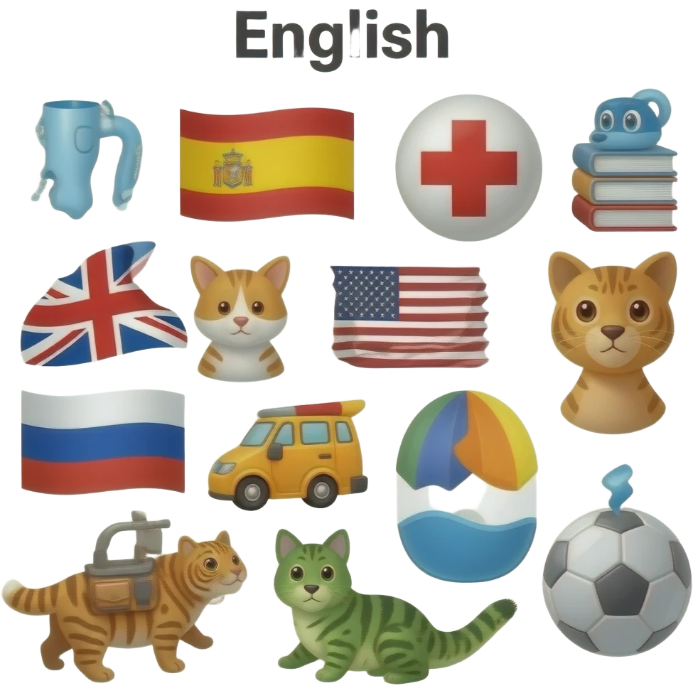 danh sách từ vựng tiếng anh emoji
