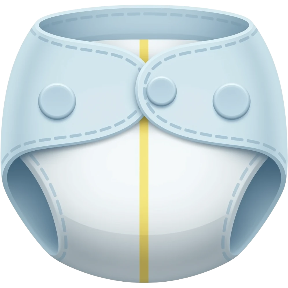 diaper cover with button snaps emoji