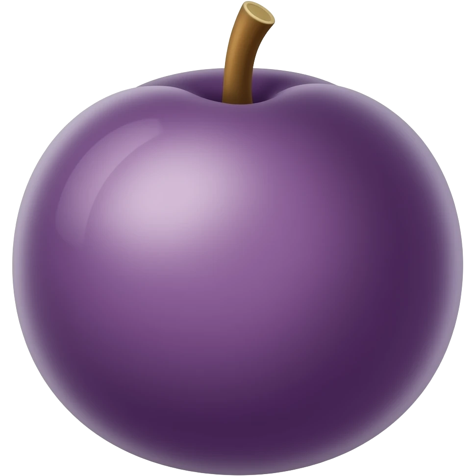 purple jamun fruit emoji