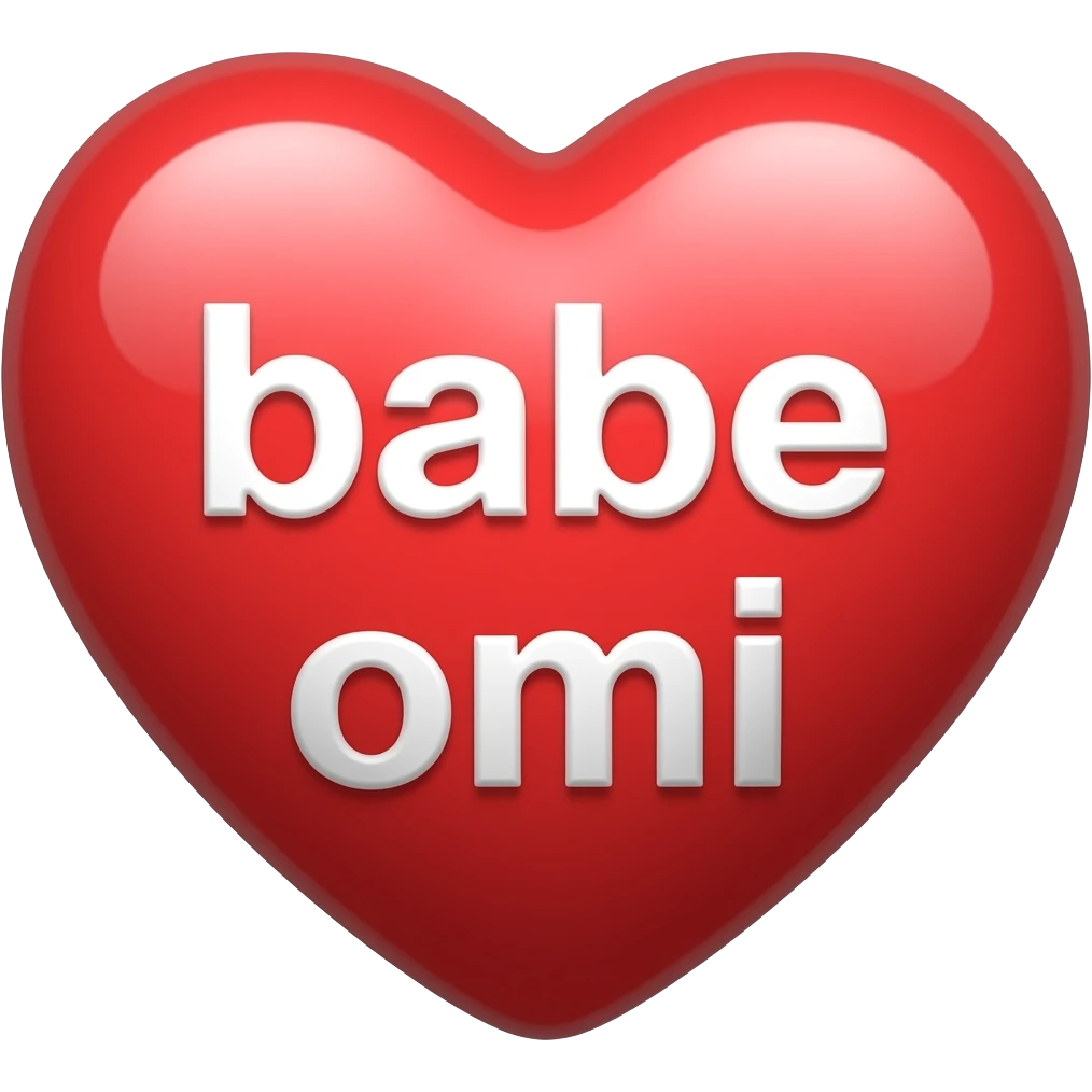 In red ♥️ add name which I want to keep on status babe omi.. emoji