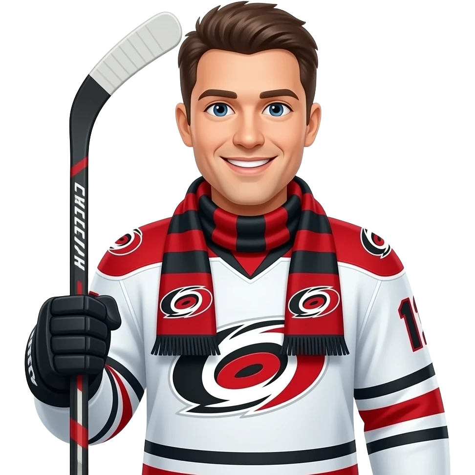 Can you turn me into a Carolina Hurricanes fan? Can you use the photo that I uploaded? emoji