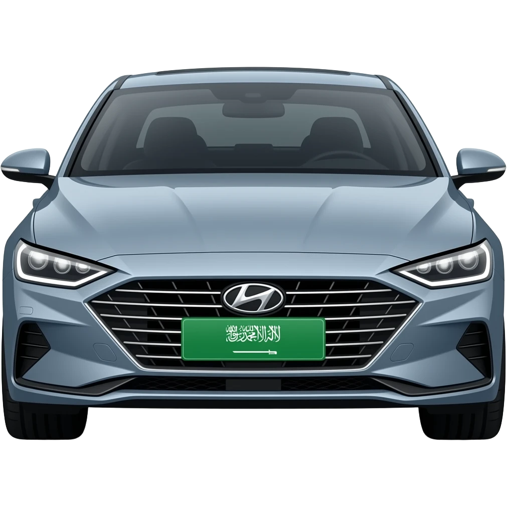 hyundai sonata 2025 with saudi number plate emoji