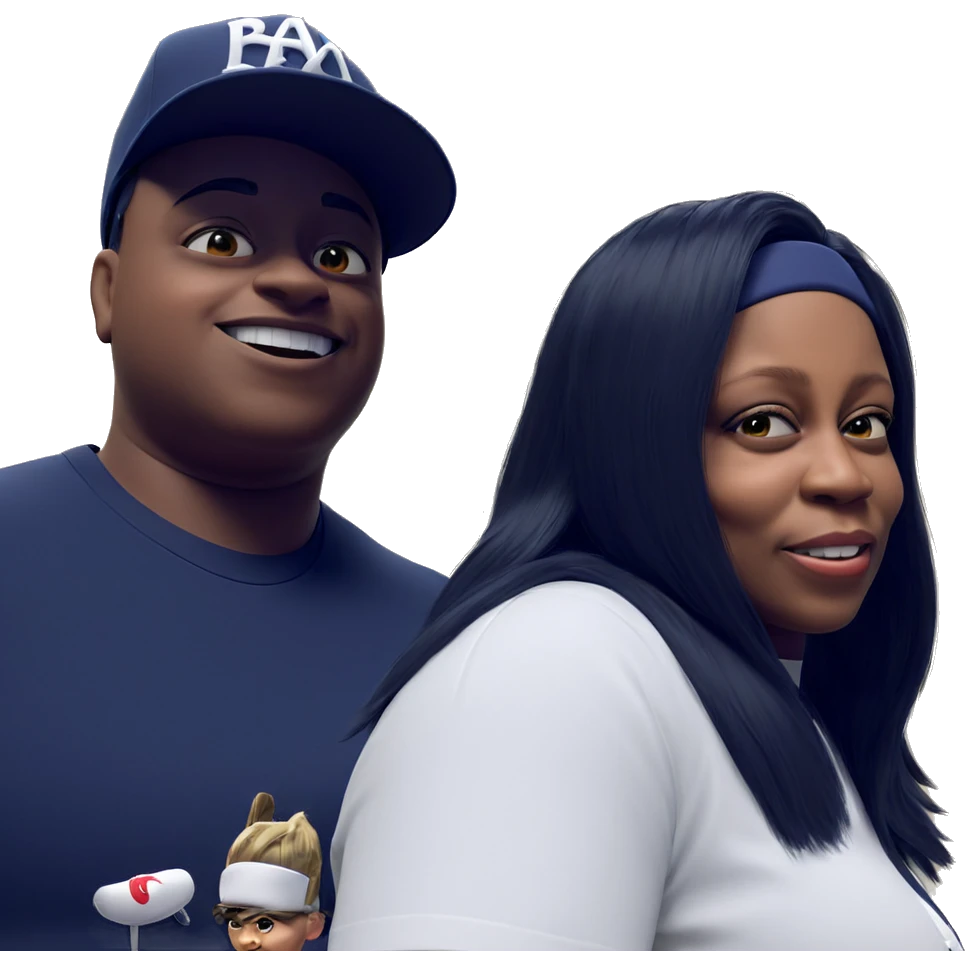 cool boys in baseball caps emoji