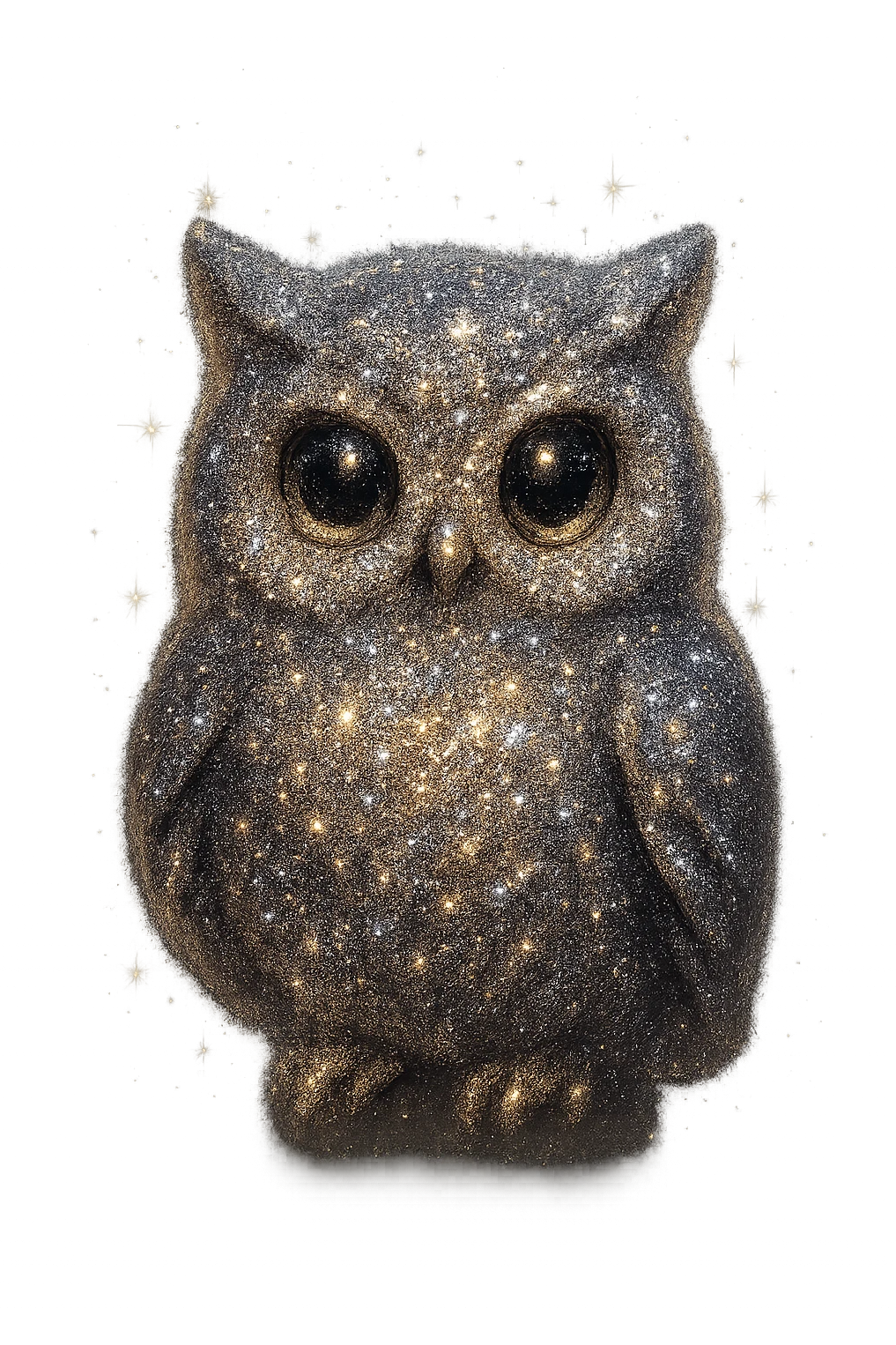 sparkly owl emoji