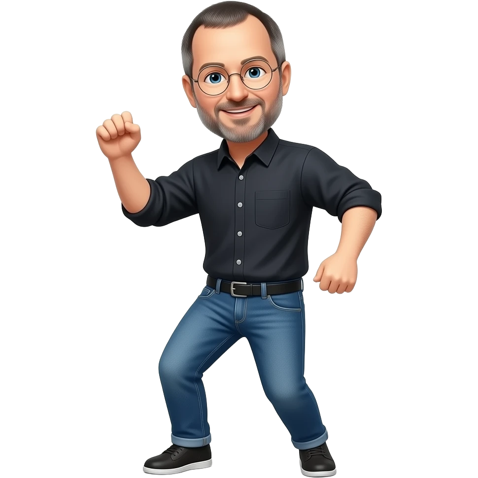 Steve jobs dancing emoji