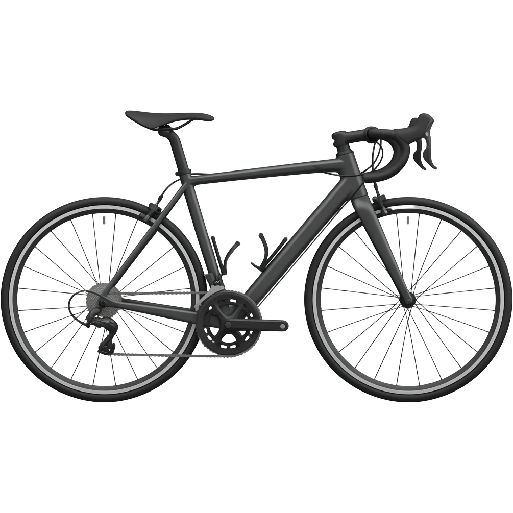 Matte black street bike emoji