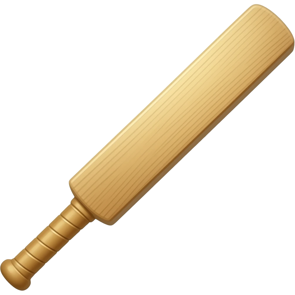 cricket bat emoji emoji