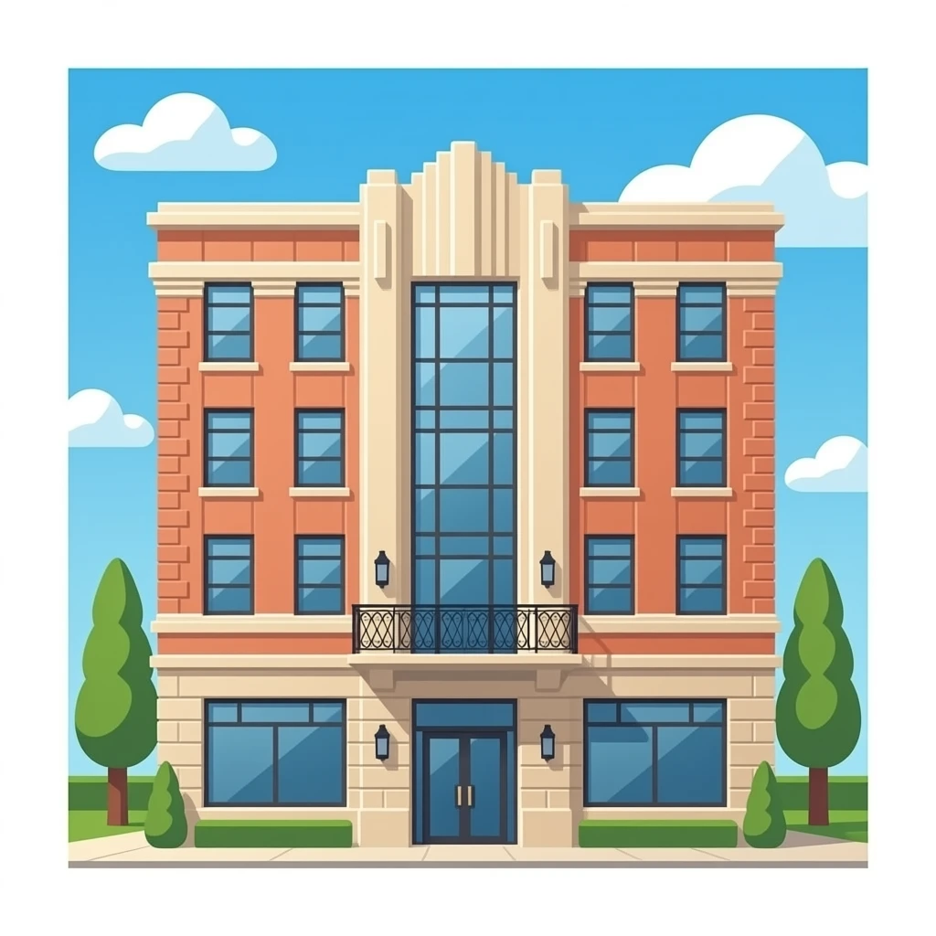 office building from like 1933 emoji