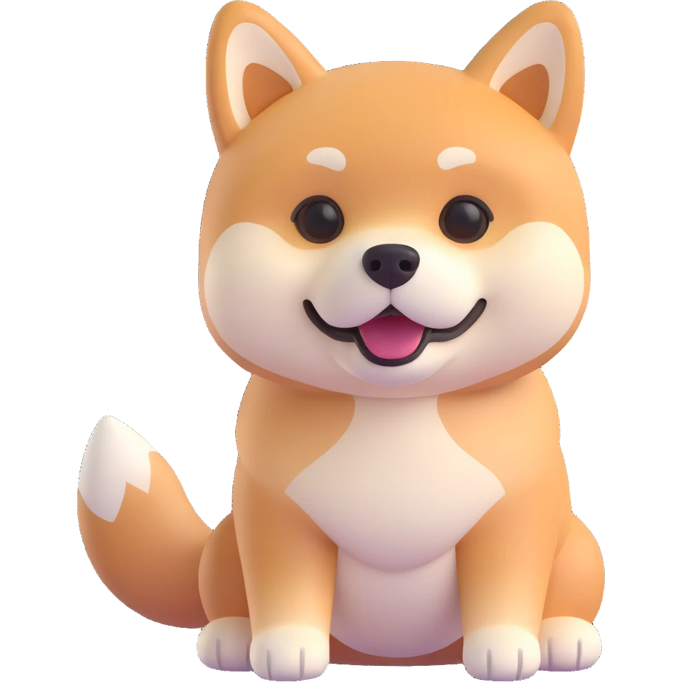 shiba inu cute emoji