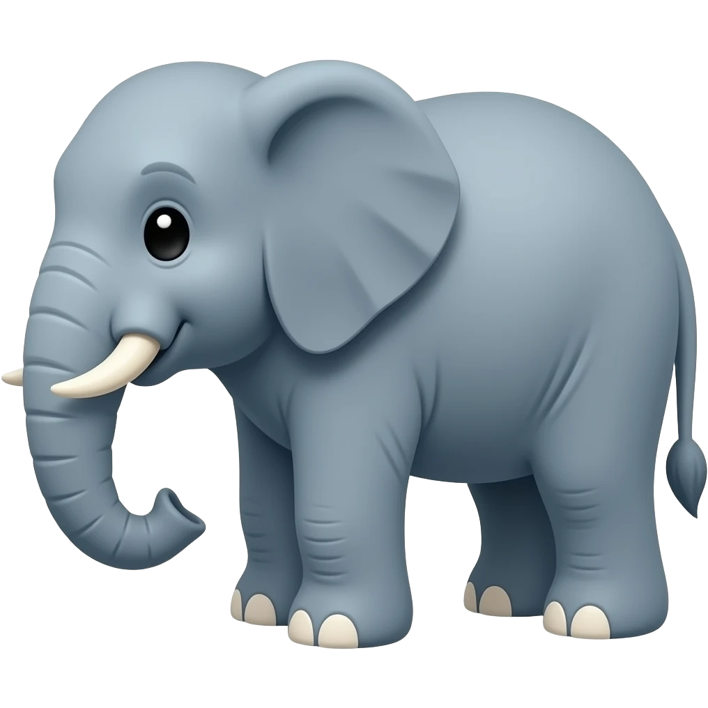 Cartoon elephant emoji
