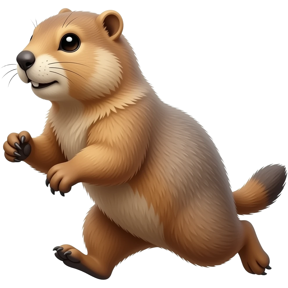 Marmotte qui fait le jogging emoji