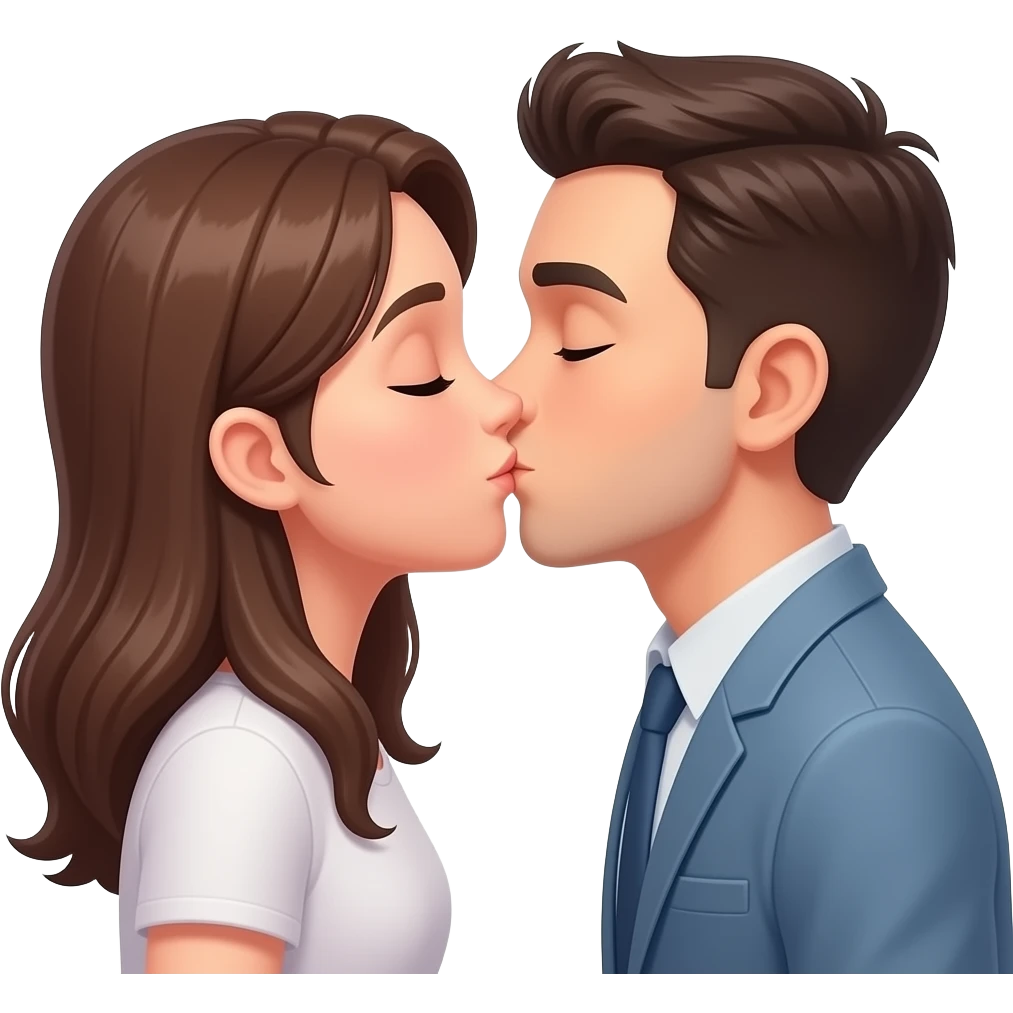 kiss print emoji