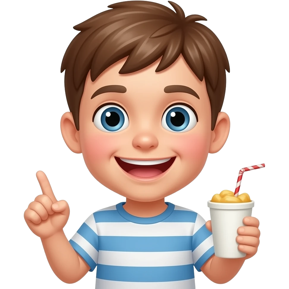 HUNGRY KID THINKING ABOUT FOOD emoji