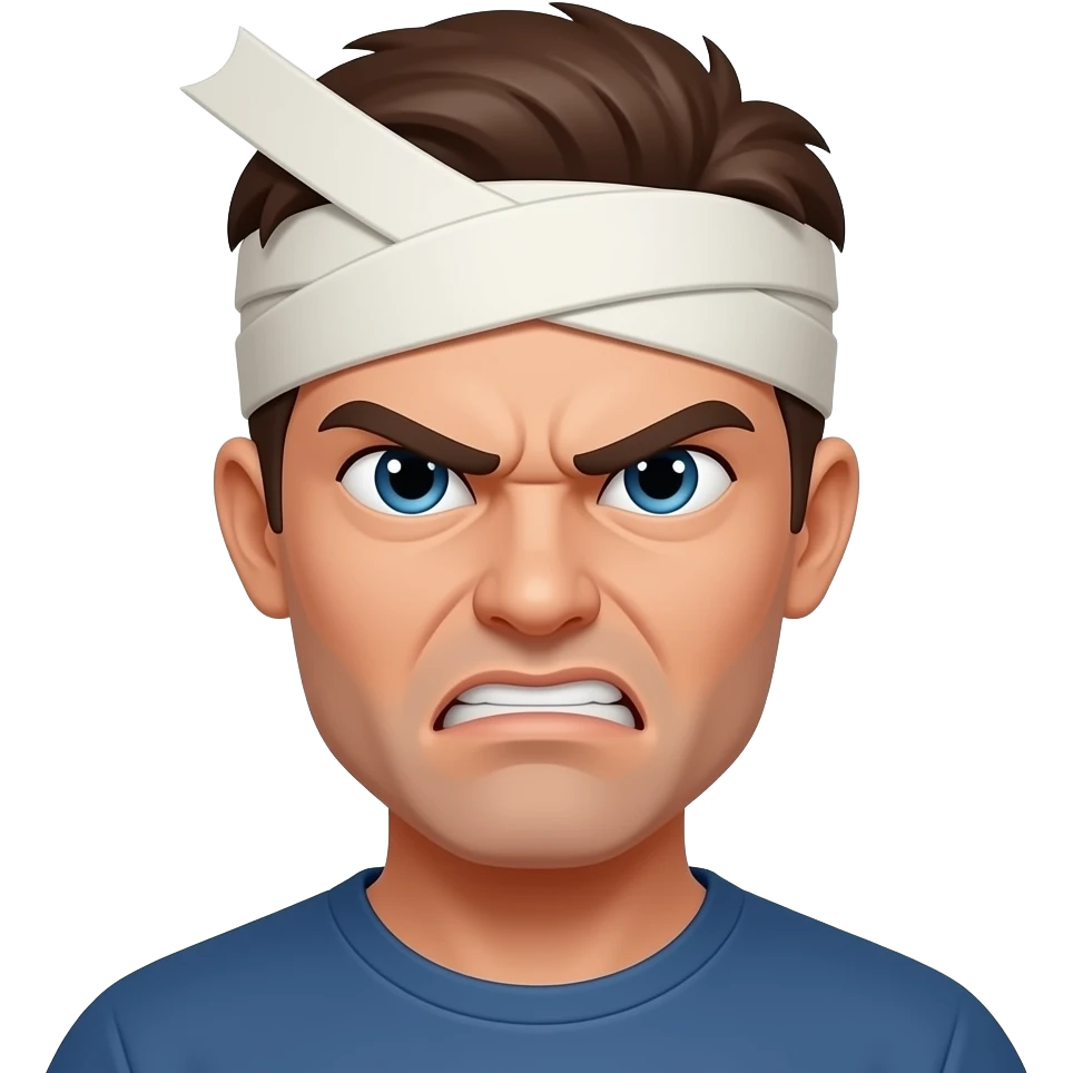 Turned 🫨 and 🫨 and 🤬 together emoji