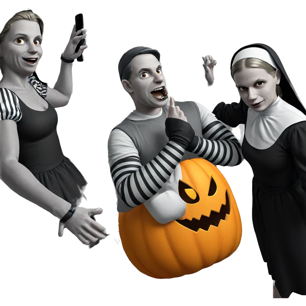 halloween dress up party emoji