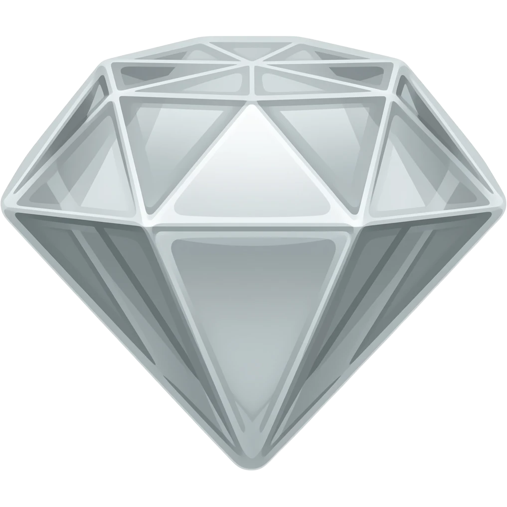 gummy diamond grey emoji