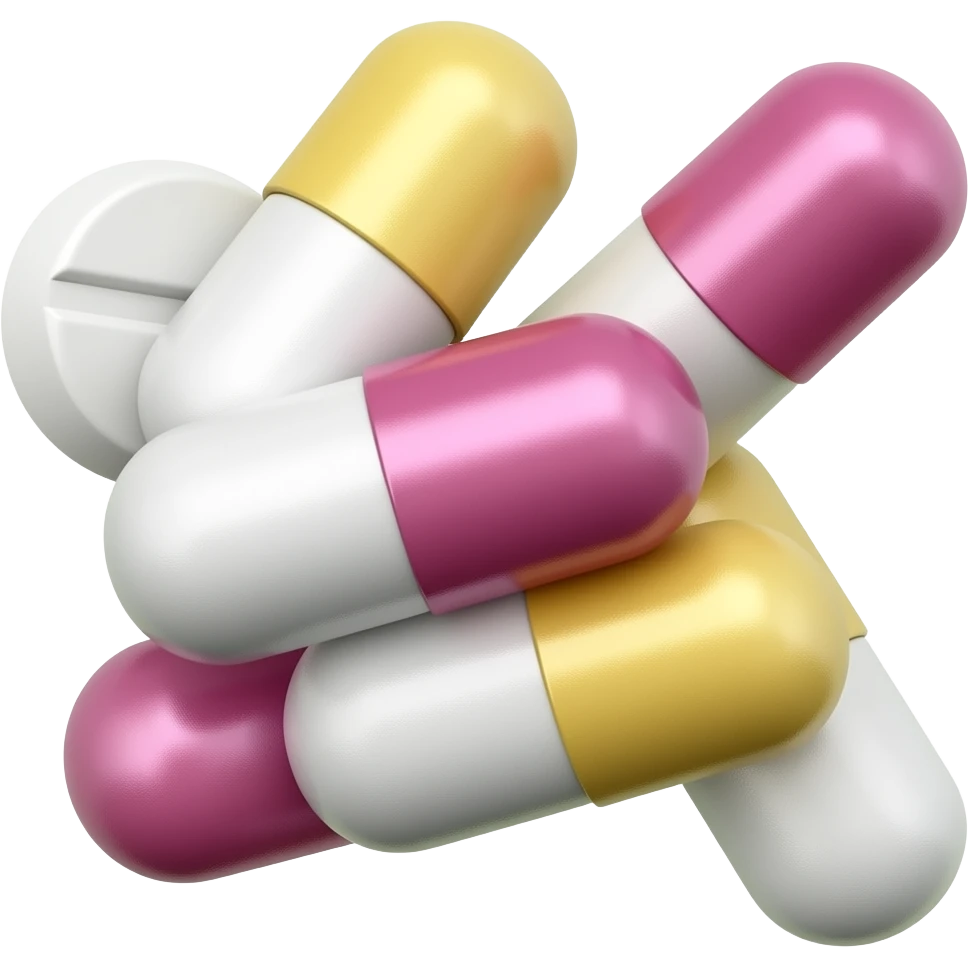 genera un icono de varias pastillas emoji