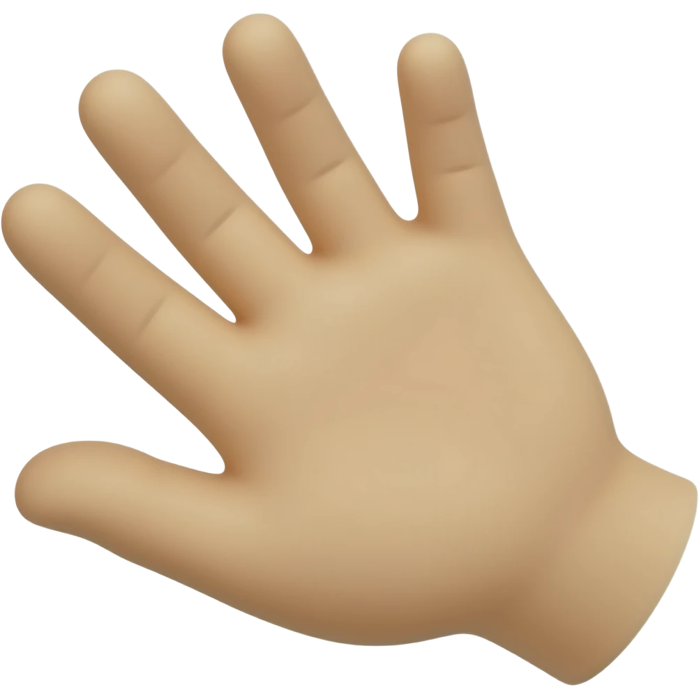 giving hand emoji