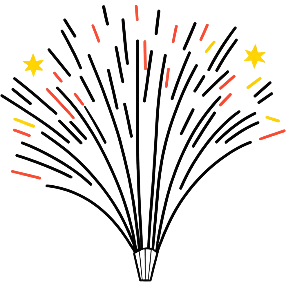 Fireworks emoji