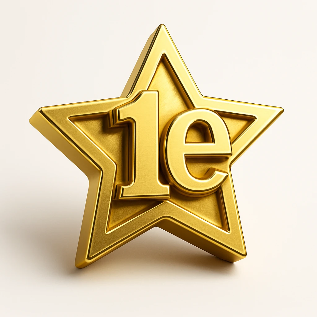 THIS image BUT GOLD, inside a star  emoji
