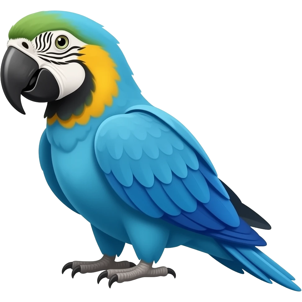 arara azul emoji