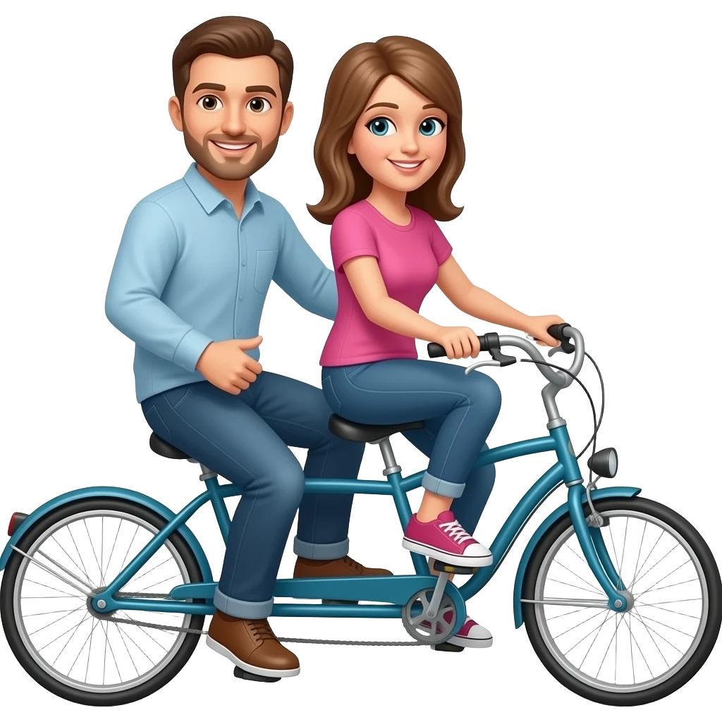 2 person  bicycle 3 wheels emoji