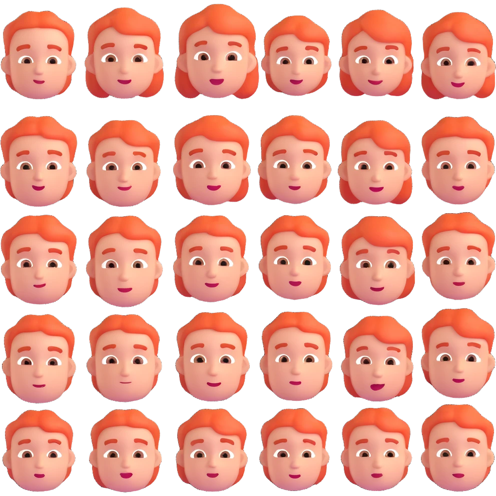 humans with face expressions emoji