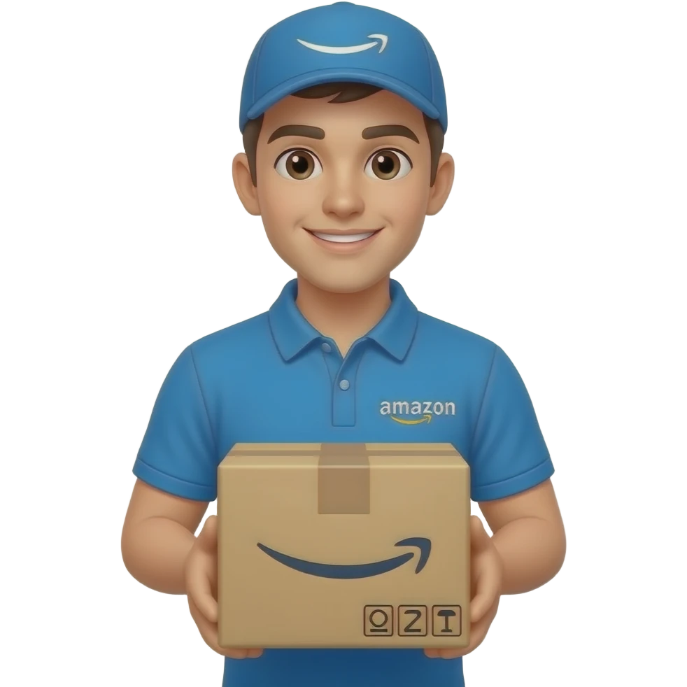 amazon delivery boy emoji