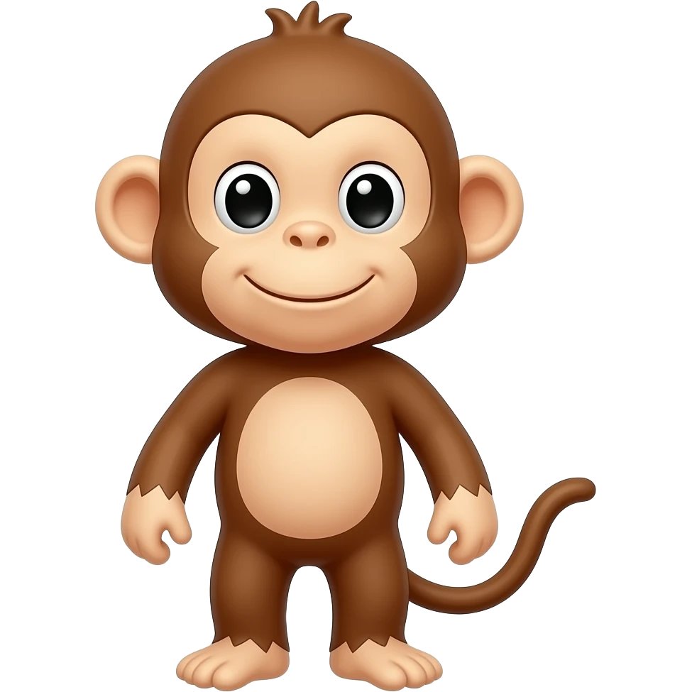 Cartoon monkey emoji